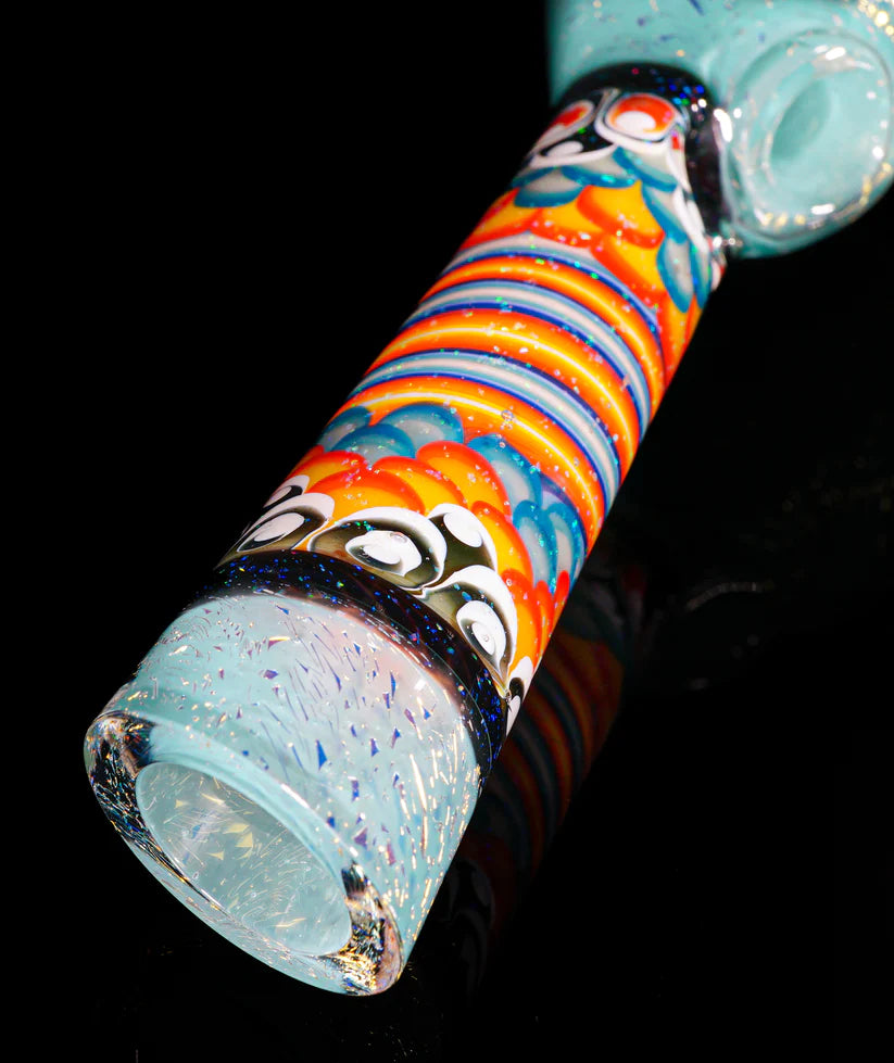 WYG / DUSTORM - Gold Dichro Aqua Azul Opale écrasée Fire and Ice Dotstack Mini Cruizer