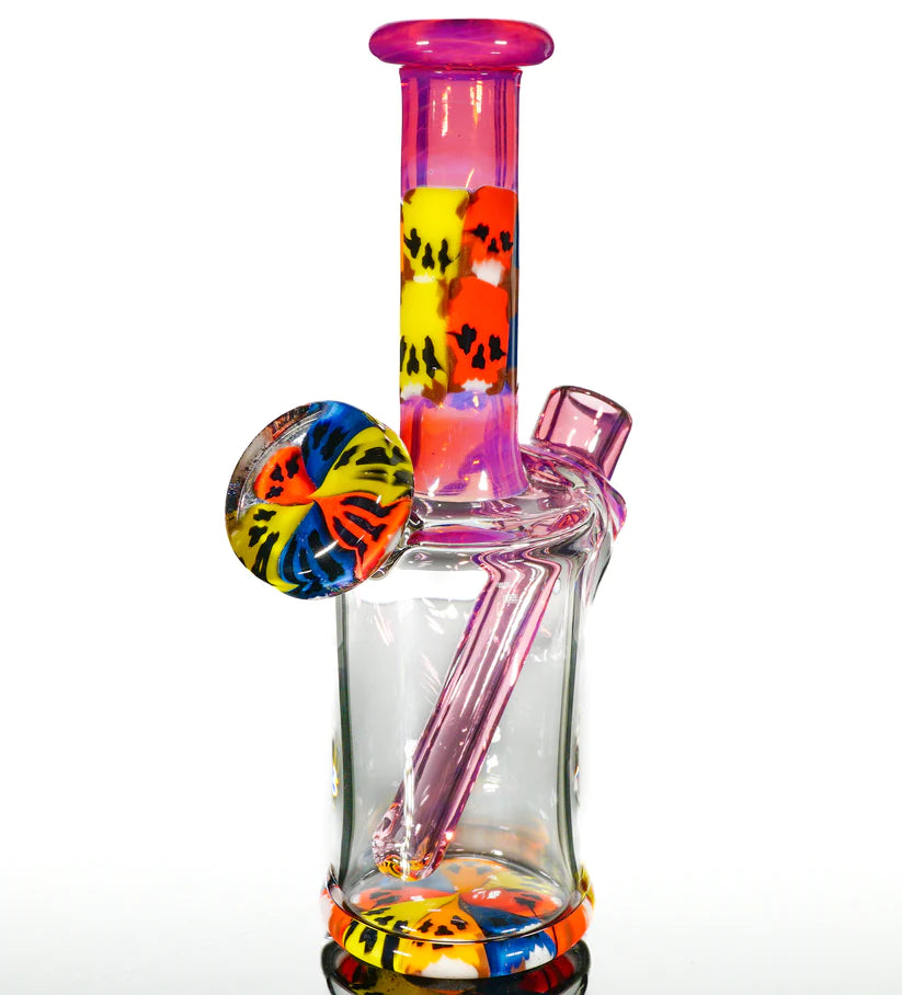 CRUNKLESTEIN - Telemagenta Rainbow Skull Chipper Tube