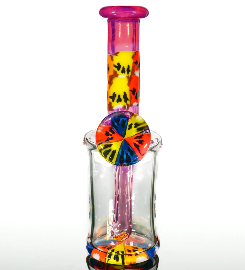 CRUNKLESTEIN - Telemagenta Rainbow Skull Chipper Tube