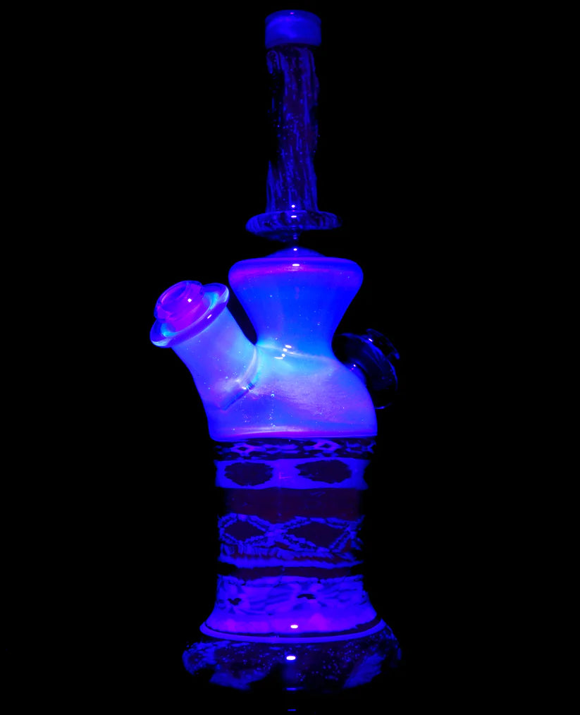 BIG Z / CRUNKLESTEIN - Heisenberg sur UV Blue Satin Crushed Opal Space et Milli Tube