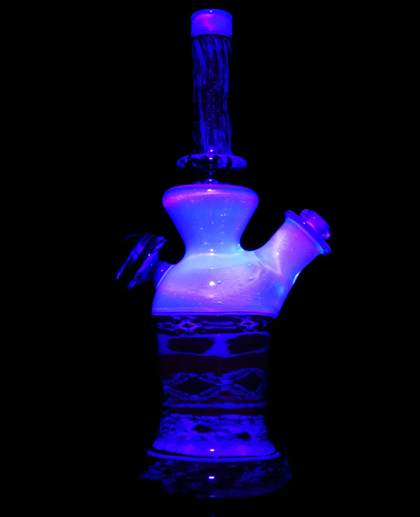 BIG Z / CRUNKLESTEIN - Heisenberg sur UV Blue Satin Crushed Opal Space et Milli Tube