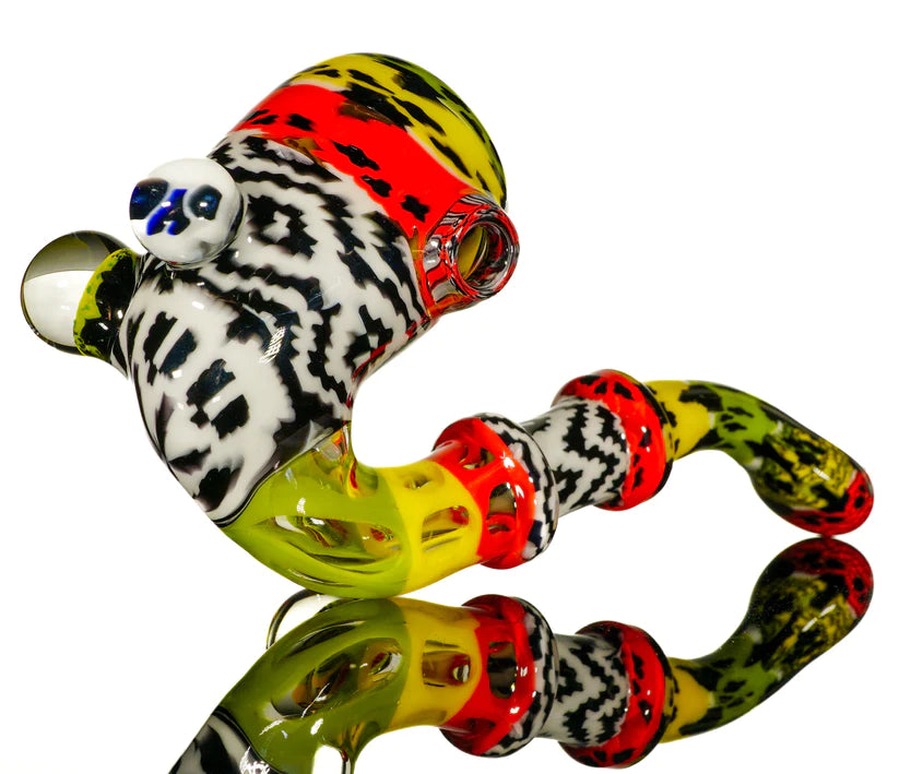 CRUNKLESTEIN - UV Rasta Skull ChipStack Sherlock