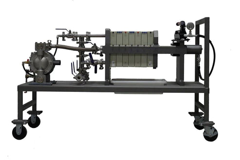 Filtro prensa FDA cGMP de 0,3 pies cúbicos. Pie.