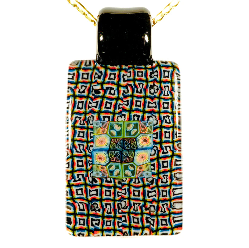 JEFF HEATH - Murrine Tile Pendant no.2