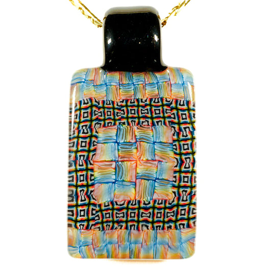 JEFF HEATH - Murrine Tile Pendant no.5