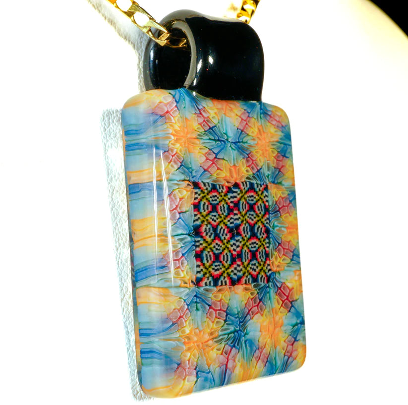 JEFF HEATH - Murrine Tile Pendant no.7