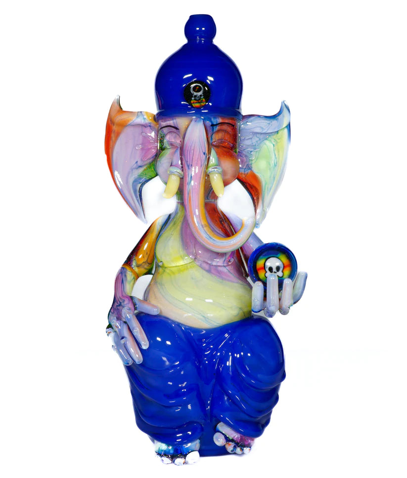 HENDY / SCOMO MOANET - Garabato UV arcoíris de ópalo triturado Ganesha