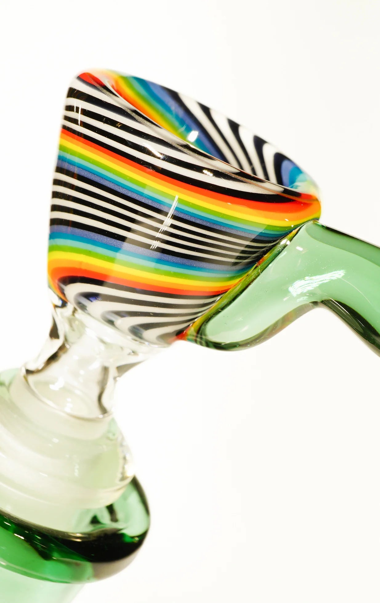 HENDY - Tubo recto Atlantis y Rainbow Jailbird Linework con calavera CFL + tobogán