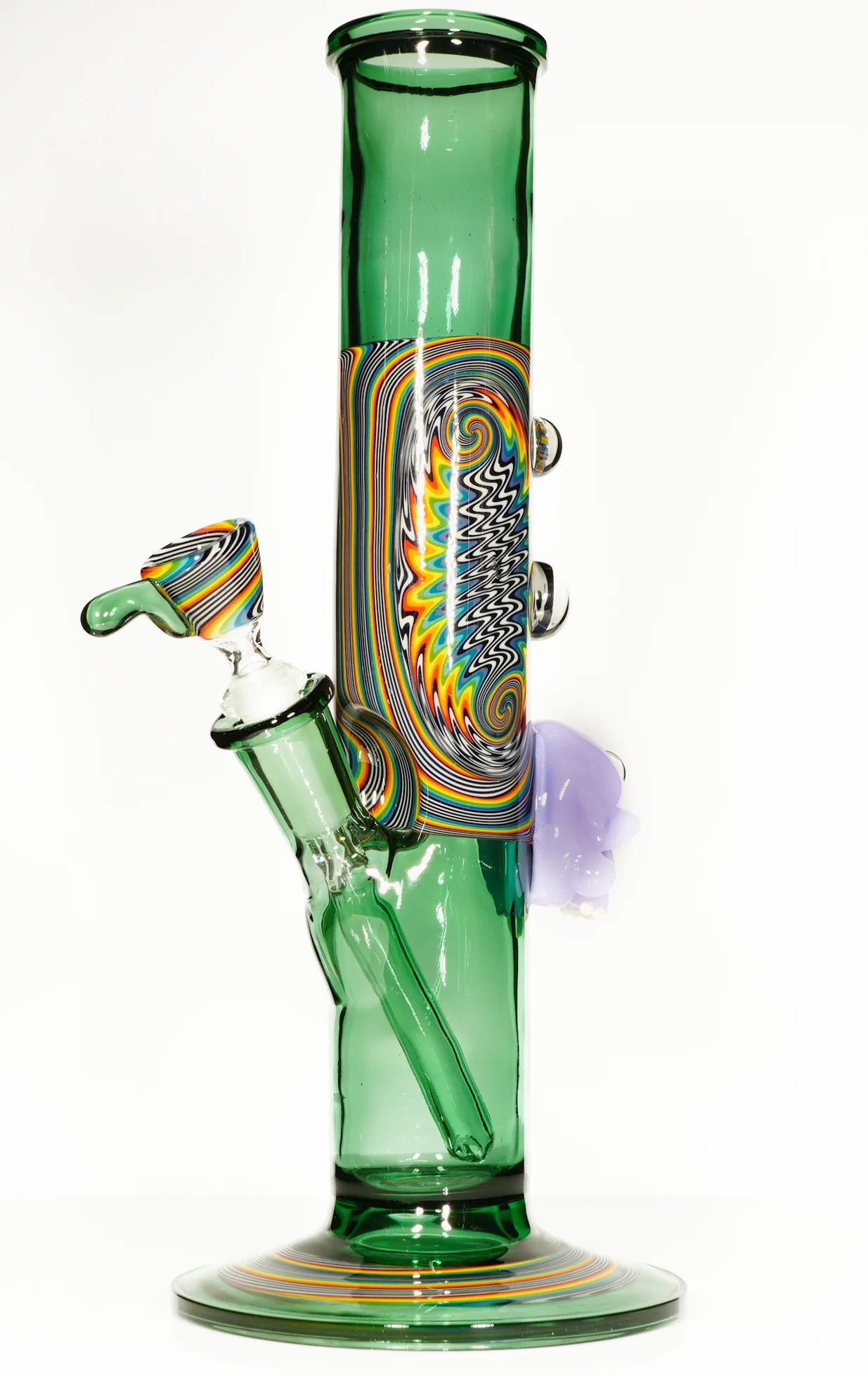 HENDY - Tubo recto Atlantis y Rainbow Jailbird Linework con calavera CFL + tobogán