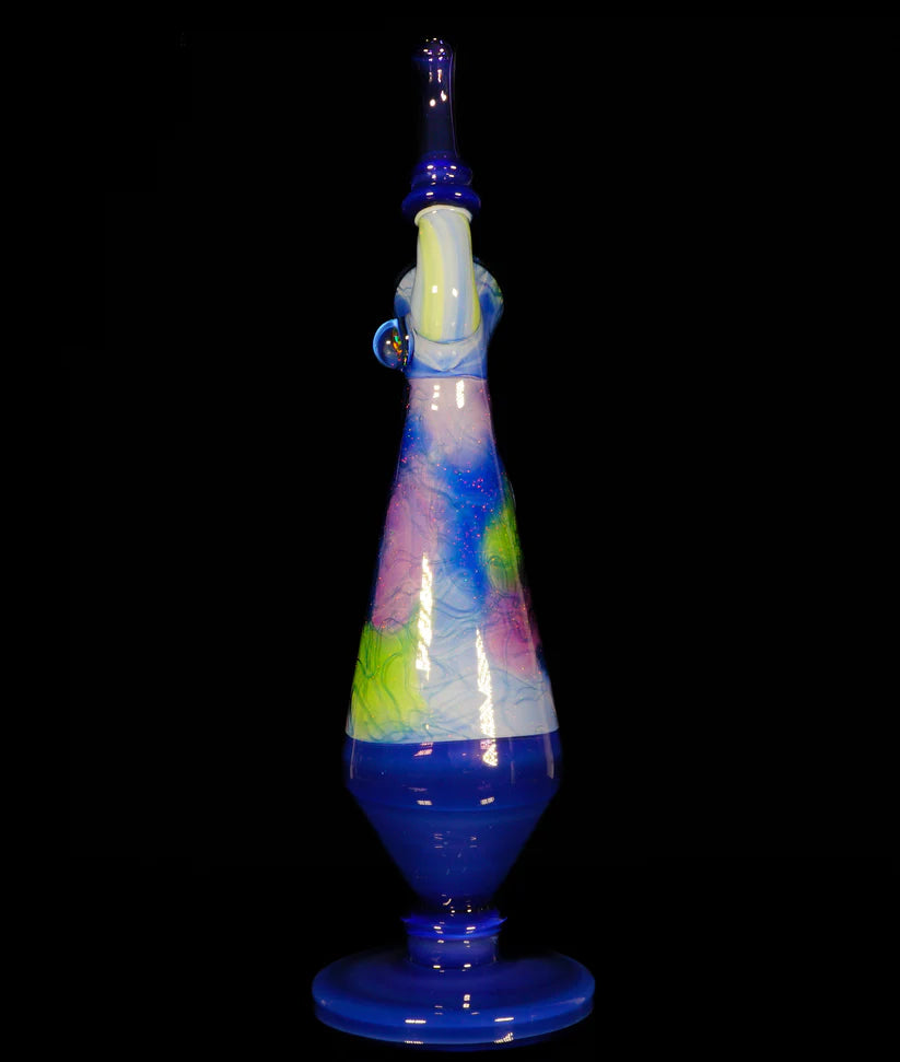 JMASS / SCOMO MOANET - Botella Sherlock de garabato UV de ópalo triturado imperio y pastel