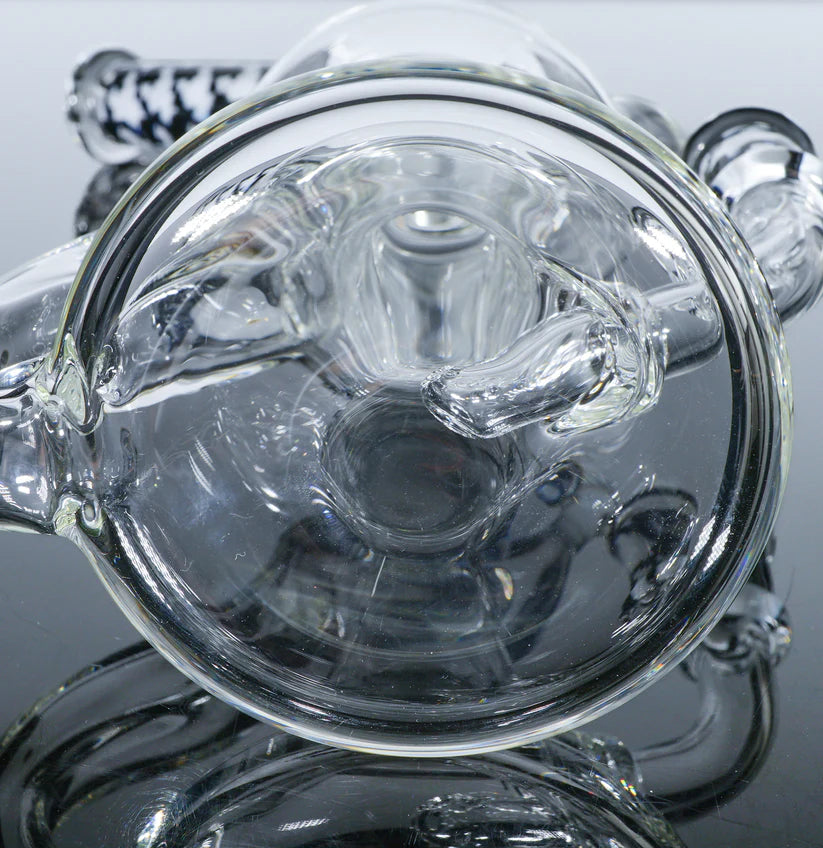 CRUNKLESTEIN - Black and White Houndstooth Ring Toss Recycler