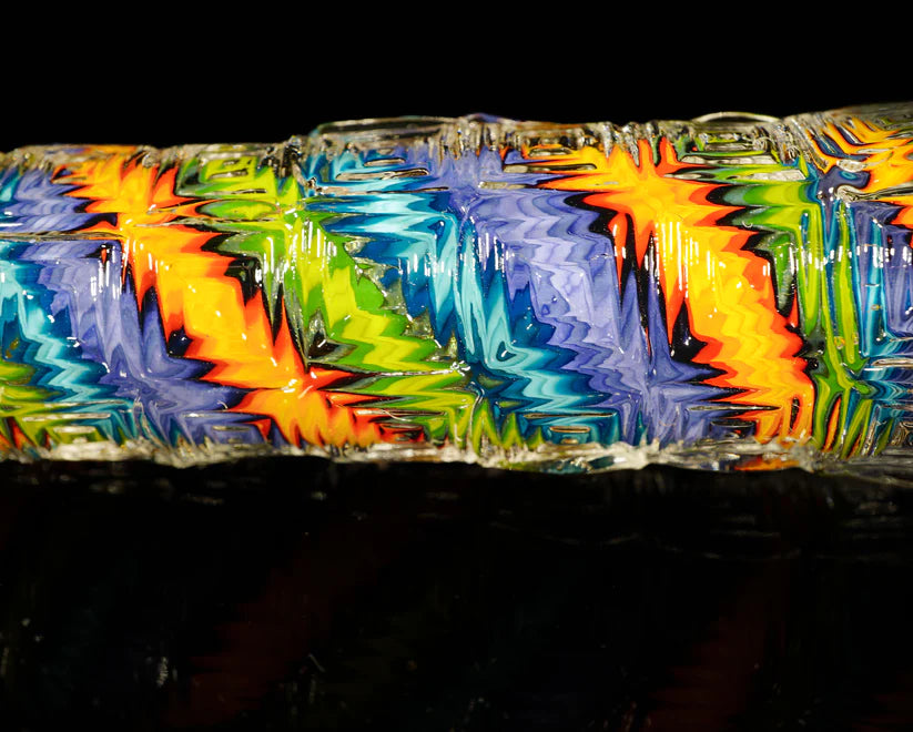 STOKE - Rainbow Spiral Kaleidoscope Chillum