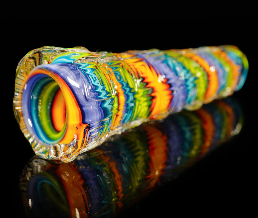 STOKE - Rainbow Spiral Kaleidoscope Chillum