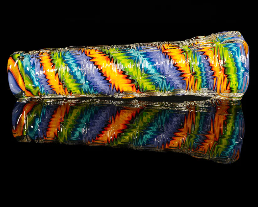 STOKE - Rainbow Spiral Kaleidoscope Chillum